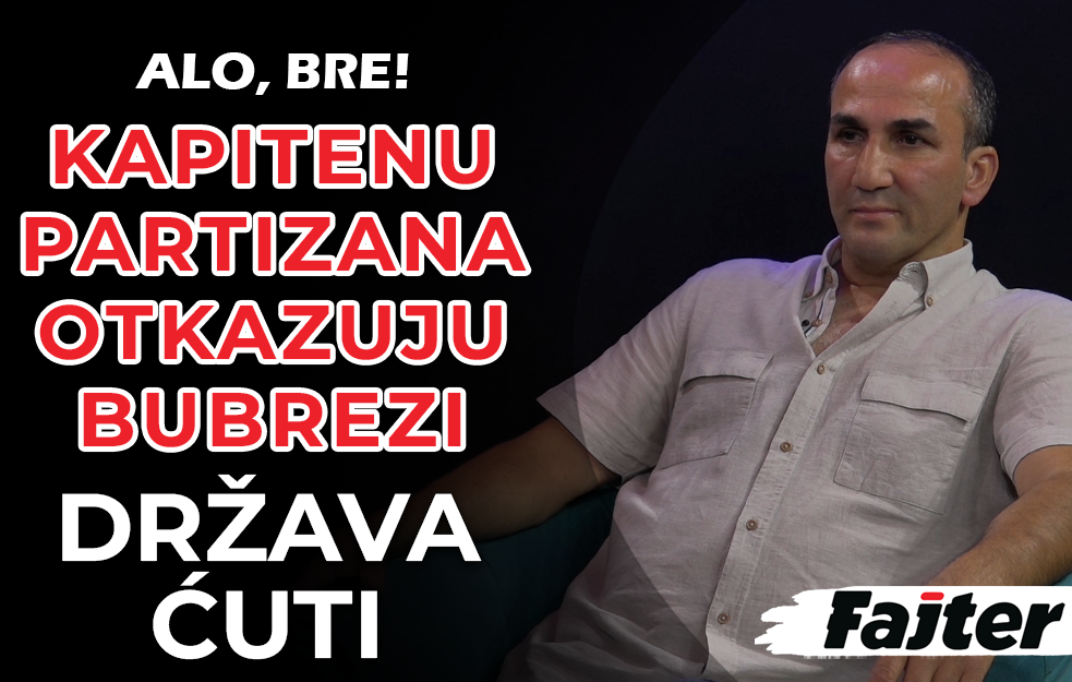 ALO, BRE! KAPITENU PARTIZANA OTKAZUJU BUBREZI, A DRŽAVA ĆUTI (VIDEO)